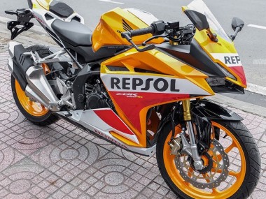 Best 2017-2022 Honda CBR250RR Motorcycle Fairings - Yellow White Red Repsol