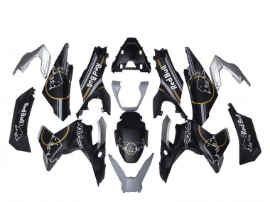 Best 2022-2024 Honda ADV160 Motorcycle Fairings - Matte Black Gold Red Bull