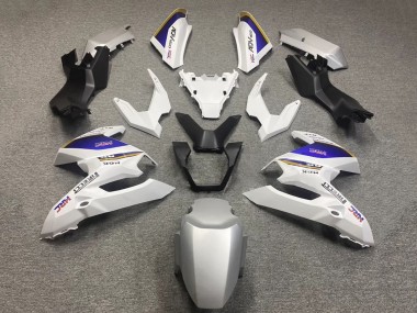 Best 2022-2024 Honda ADV160 Motorcycle Fairings - White Blue HRC