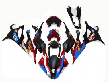 Best 2019-2022 BMW S1000RR Motorcycle Fairings - Black Blue Red Gold