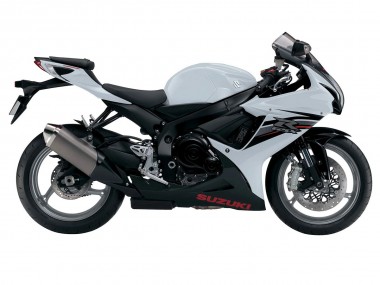 Best 2011-2024 Suzuki GSXR 600/750 Motorcycle Fairings - White Black