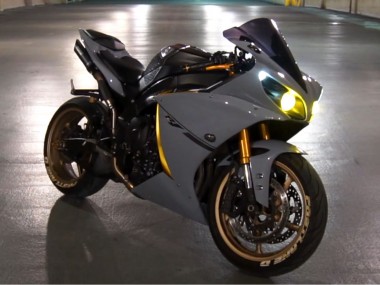 Best 2007-2008 Yamaha YZF R1 Motorcycle Fairings - Nardo Grey