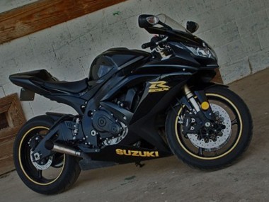 Best 2001-2003 Suzuki GSXR 600 Motorcycle Fairings - Black
