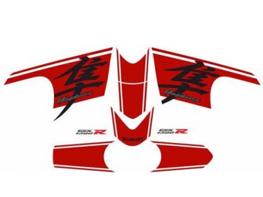 Best 2008-2020 Suzuki GSXR 1300 Hayabusa Motorcycle Fairing - Glossy Black Red