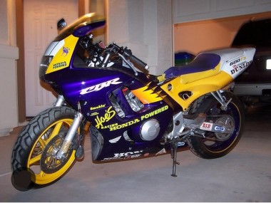 Best 1995-1996 Honda CBR600 F3 Motorcycle Fairings - Yellow Silver Blue