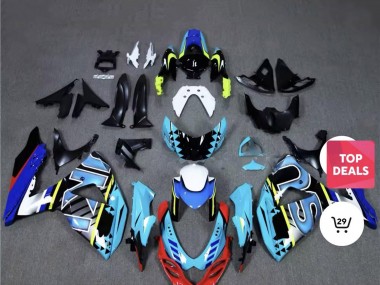 Best 2009-2016 Suzuki GSXR 1000 Motorcycle Fairings - Blue Red Yellow White