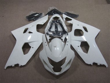 Best 2004-2005 Suzuki GSXR 600 Motorcycle Fairings - White