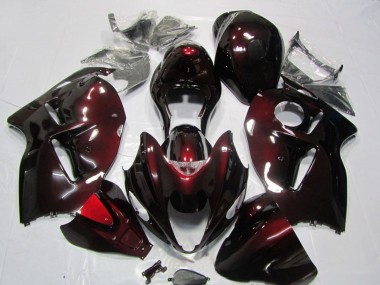 Best 1996-2007 Suzuki GSXR 1300 Hayabusa Motorcycle Fairing Kits - Red Black