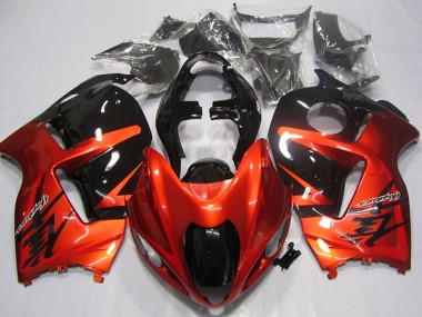 Best 1996-2007 Suzuki GSXR 1300 Hayabusa Motorcycle Fairings - Orange Black