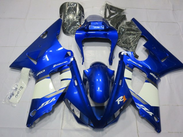 00-01 Blue and White R1 Fairings 00-01 Blue and White R1 Fairings