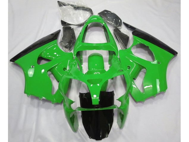 00-02 Gloss Green & Black ZX6R Fairings 00-02 Gloss Green & Black ZX6R Fairings