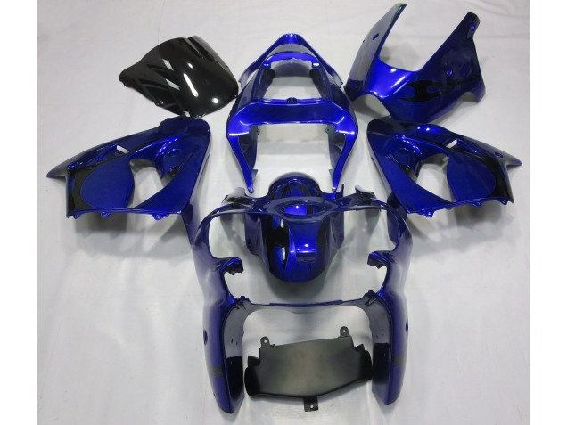 00-02 Metallic Blue ZX6R Fairings 00-02 Metallic Blue ZX6R Fairings