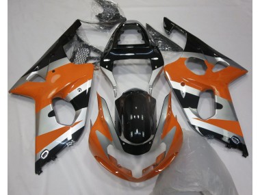 00-02 Orange Silver OEM Style GSXR 1000 Fairings