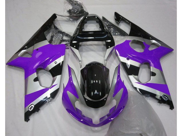 00-02 Purple Silver OEM Style GSXR 1000 Fairings 00-02 Purple Silver OEM Style GSXR 1000 Fairings