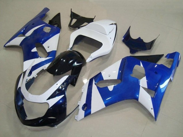 01-03 Blue and White OEM Style GSXR 600-750 Fairings 01-03 Blue and White OEM Style GSXR 600-750 Fairings