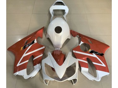 01-03 Gloss White and Orange CBR600 F4i Fairings