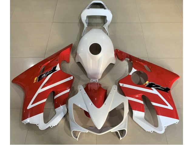01-03 Gloss White and Red CBR600 F4i Fairings 01-03 Gloss White and Red CBR600 F4i Fairings