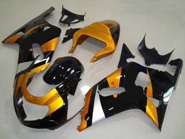 01-03 Gold and Black GSXR 600-750 Fairings 01-03 Gold and Black GSXR 600-750 Fairings
