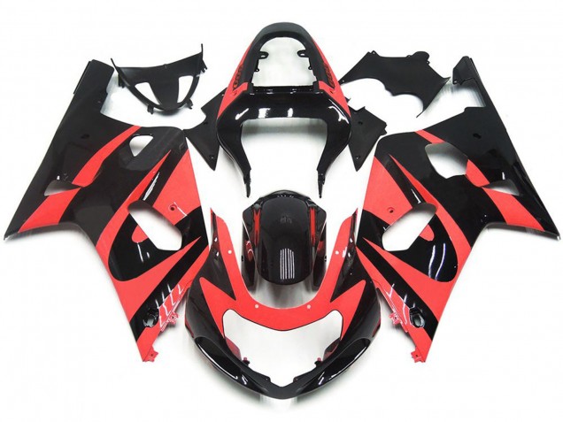 01-03 Light Red Custom OEM Style GSXR 600-750 Fairings 01-03 Light Red Custom OEM Style GSXR 600-750 Fairings