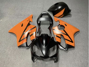 01-03 Matte Black and Orange CBR600 F4i Fairings