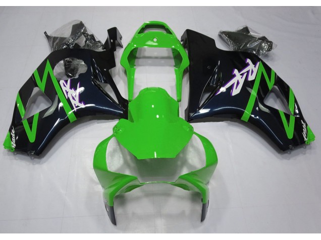 02-03 Gloss Black and Green CBR954RR Fairings 02-03 Gloss Black and Green CBR954RR Fairings