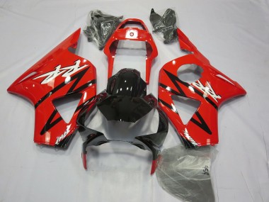 02-03 Red and Black No.2 CBR954RR Fairings