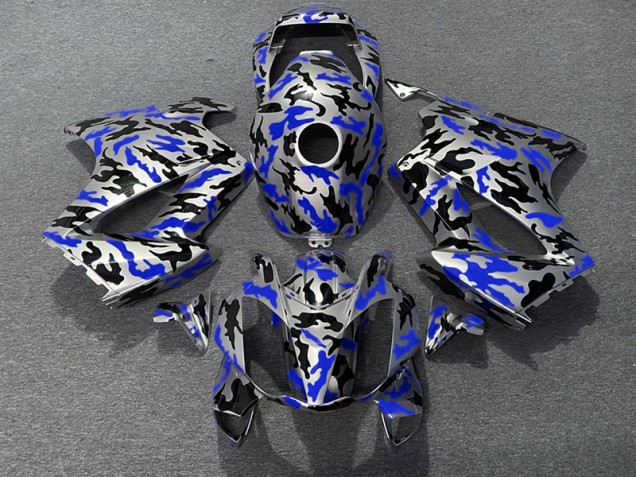 02-12 Blue Camo VFR800 Fairings 02-12 Blue Camo VFR800 Fairings