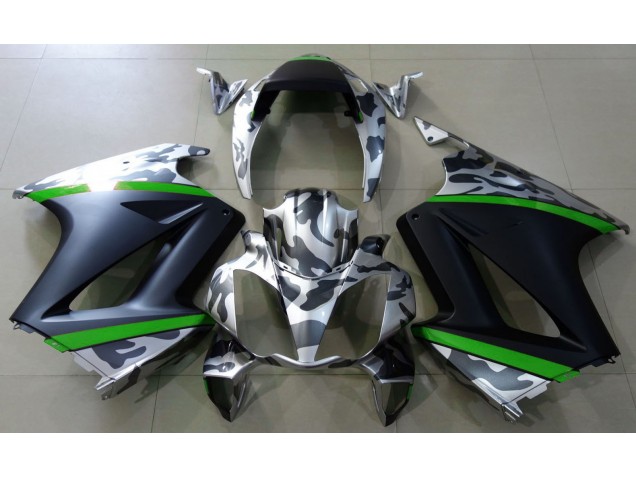 02-12 Grey Camouflage & Green VFR800 Fairings 02-12 Grey Camouflage & Green VFR800 Fairings