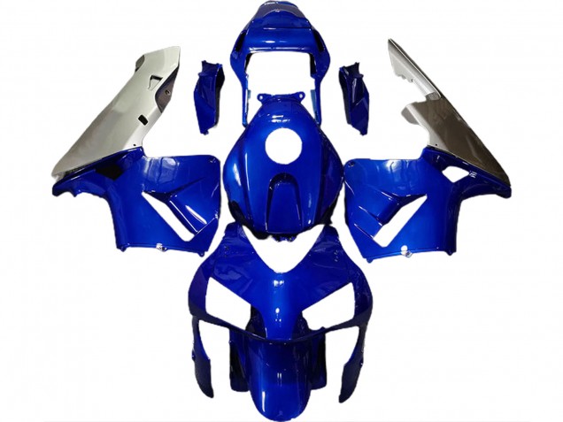 03-04 Deep Blue & Silver CBR600RR Fairings 03-04 Deep Blue & Silver CBR600RR Fairings
