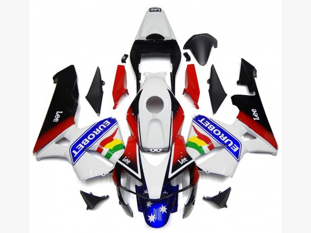 03-04 EuroBet Colors Gloss CBR600RR Fairings 03-04 EuroBet Colors Gloss CBR600RR Fairings