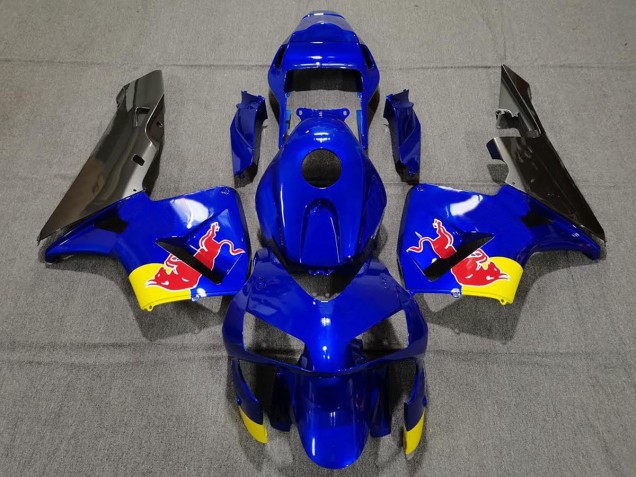 03-04 Gloss Blue Red Bull CBR600RR Fairings 03-04 Gloss Blue Red Bull CBR600RR Fairings