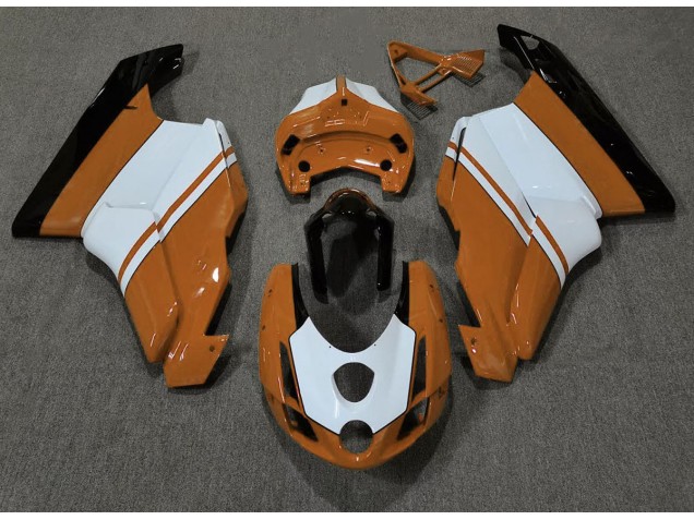 03-04 Gloss Orange & White Ducati 749 999 Fairings 03-04 Gloss Orange & White Ducati 749 999 Fairings
