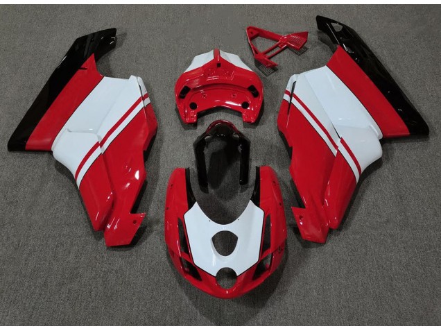 03-04 Gloss Red & White Ducati 749 999 Fairings 03-04 Gloss Red & White Ducati 749 999 Fairings