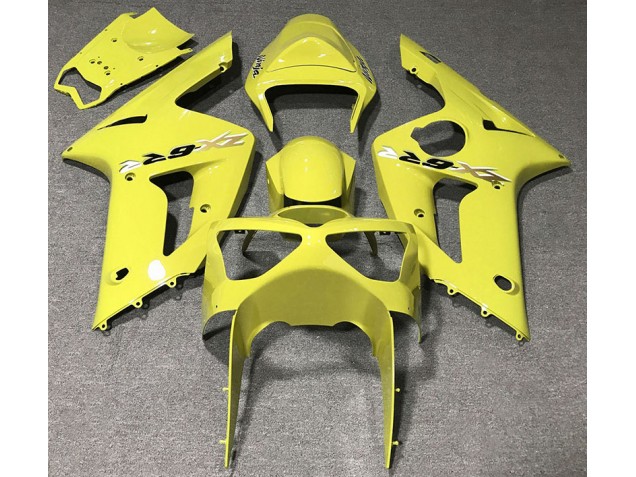 03-04 Gloss Yellow ZX6R Fairings 03-04 Gloss Yellow ZX6R Fairings