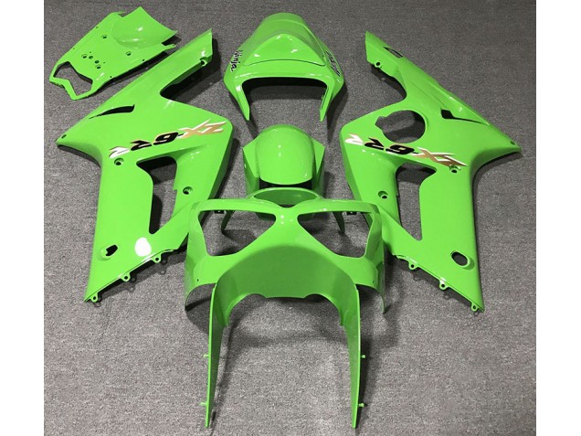 03-04 Light Green ZX6R Fairings 03-04 Light Green ZX6R Fairings