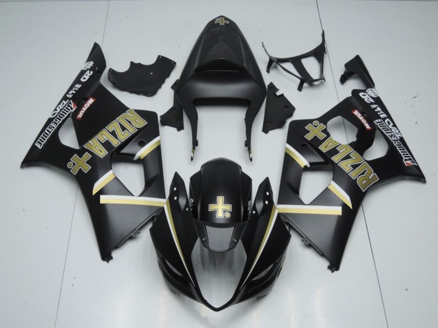 03-04 Matte Black Rizla & GSXR 1000 Fairings 03-04 Matte Black Rizla & GSXR 1000 Fairings