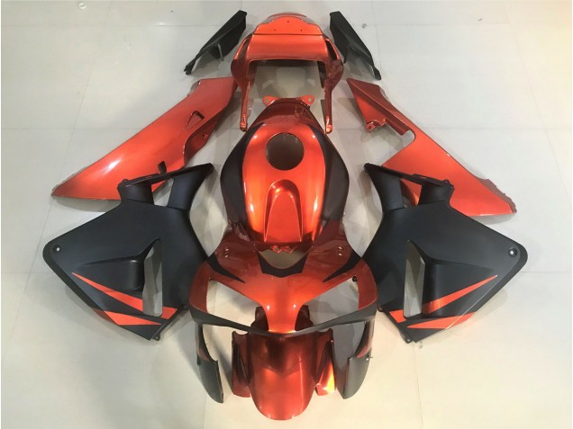 03-04 Orange and Matte Black CBR600RR Fairings 03-04 Orange and Matte Black CBR600RR Fairings