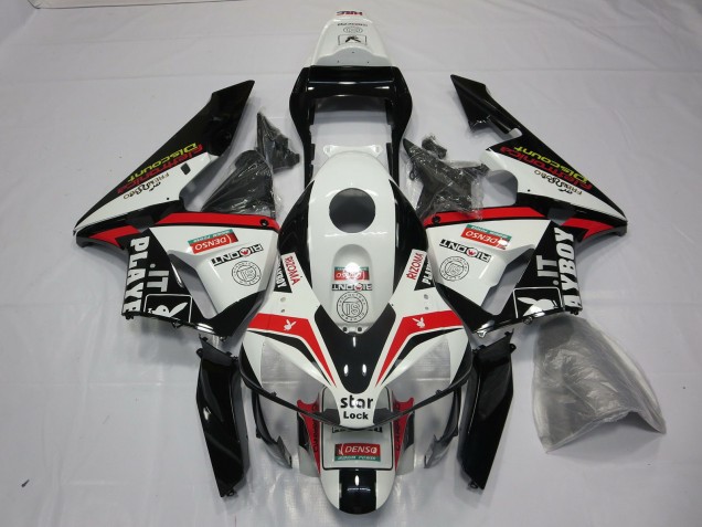 03-04 Red Playboy CBR600RR Fairings 03-04 Red Playboy CBR600RR Fairings