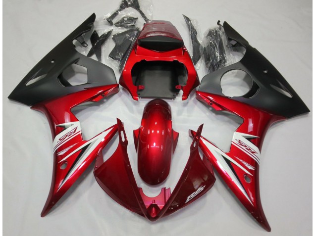 03-04 Red & White R6 Fairings 03-04 Red & White R6 Fairings