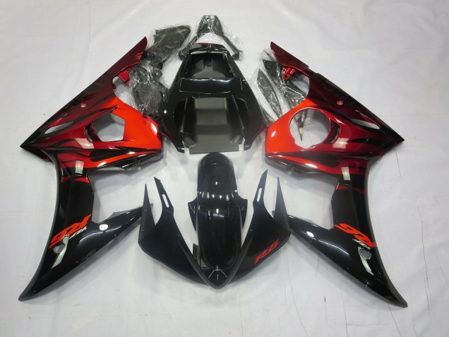 03-04 Red and Black R6 Fairings 03-04 Red and Black R6 Fairings