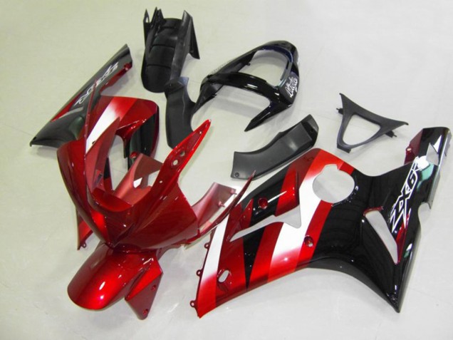 03-04 Red and Black ZX6R Fairings 03-04 Red and Black ZX6R Fairings