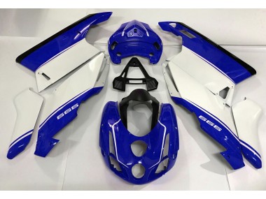 03-04 White Blue and Black Ducati 749 999 Fairings