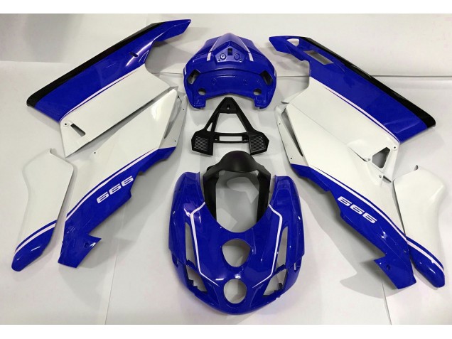 03-04 White Blue and Black Ducati 749 999 Fairings 03-04 White Blue and Black Ducati 749 999 Fairings