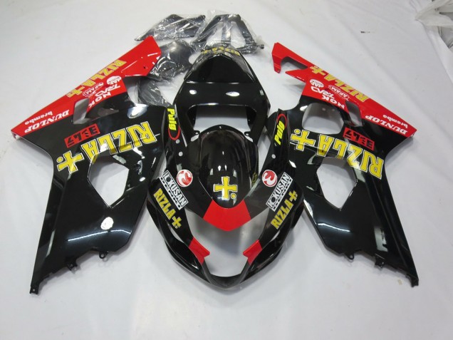 04-05 Black Rizla GSXR 600-750 Fairings 04-05 Black Rizla GSXR 600-750 Fairings