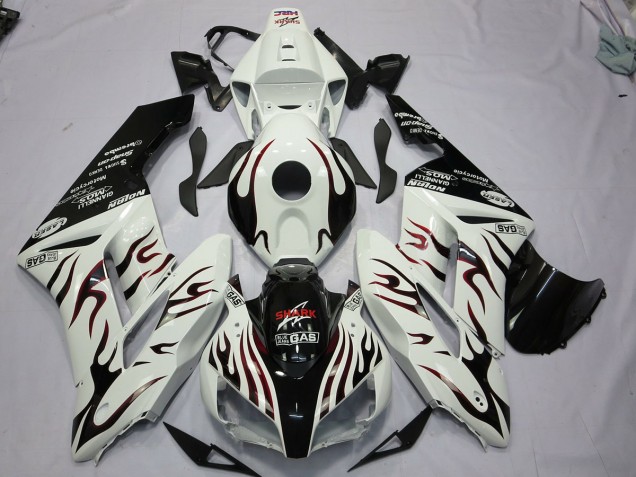 04-05 Black and Red Flame CBR1000RR Fairings 04-05 Black and Red Flame CBR1000RR Fairings