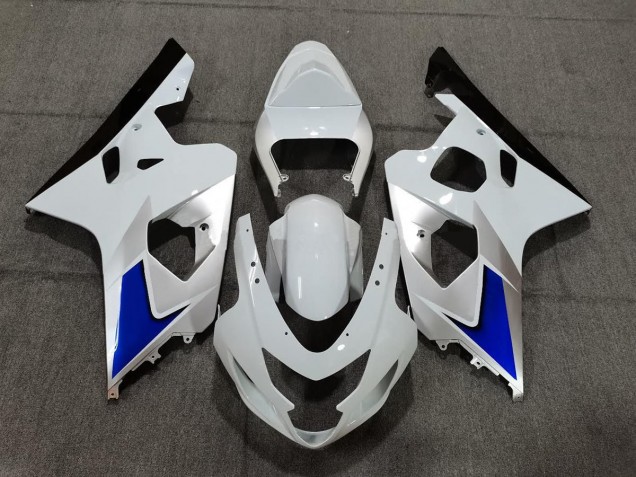 04-05 Blue White and Silver Style GSXR 600-750 Fairings 04-05 Blue White and Silver Style GSXR 600-750 Fairings