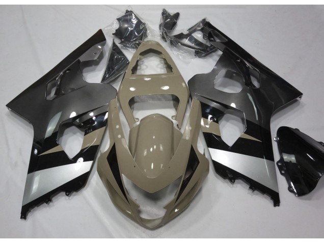 04-05 Desert Tan and Silver GSXR 600-750 Fairings 04-05 Desert Tan and Silver GSXR 600-750 Fairings