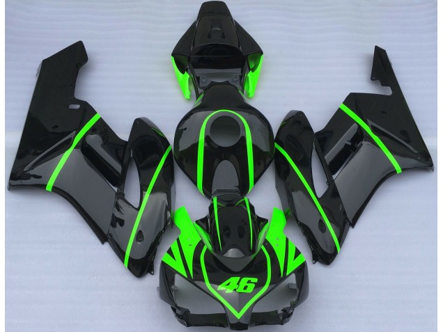 04-05 Gloss Black & High Viz Green CBR1000RR Fairings 04-05 Gloss Black & High Viz Green CBR1000RR Fairings