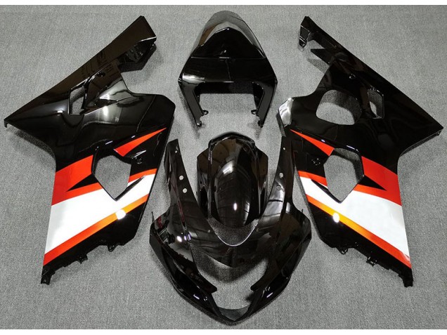 04-05 Gloss Black & Orange GSXR 600-750 Fairings 04-05 Gloss Black & Orange GSXR 600-750 Fairings