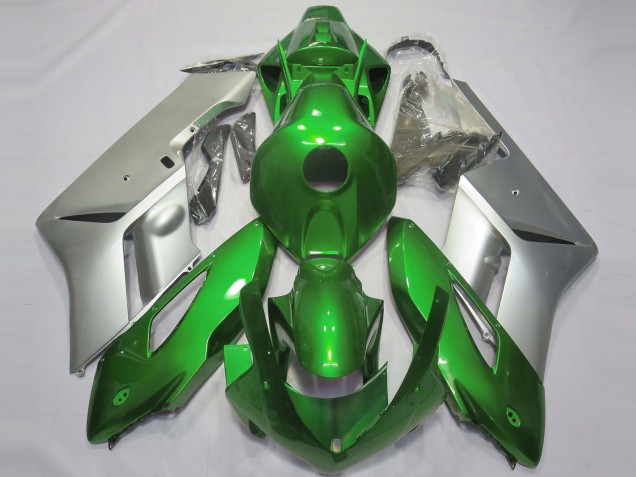 04-05 Gloss Green and Silver CBR1000RR Fairings 04-05 Gloss Green and Silver CBR1000RR Fairings